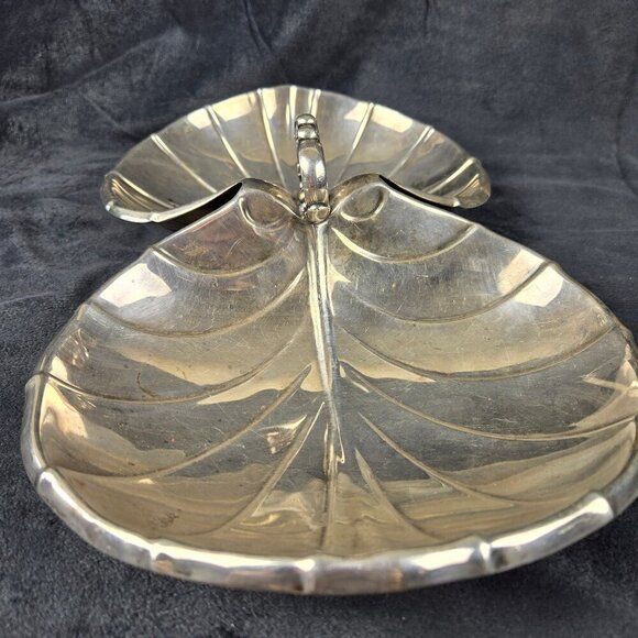 Reed & Barton Two Part Silverplated Tidbit Dish Top Handle Discontinued 1951 VTG - Picture 9 of 15